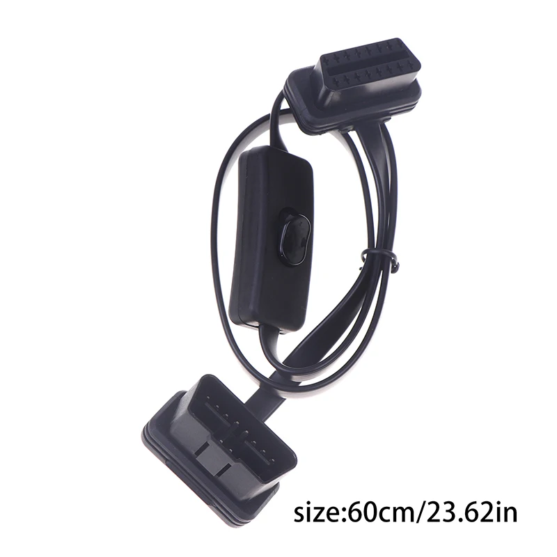 OBD2 Разветвитель-удлинитель Кабель-переходник папа с двумя портами к женщине ELM327