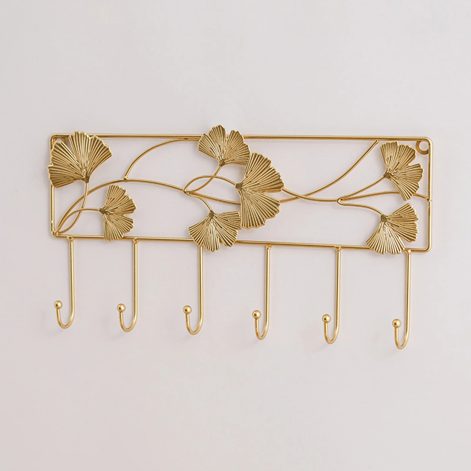 

Настенный крючок из чугуна с листьями гинкго