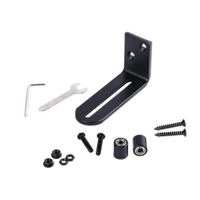

2Pcs Barn Door Floor Guide Smooth Butter Bearings Stay Roller Sliding Adjustable Guide Flush With Floor