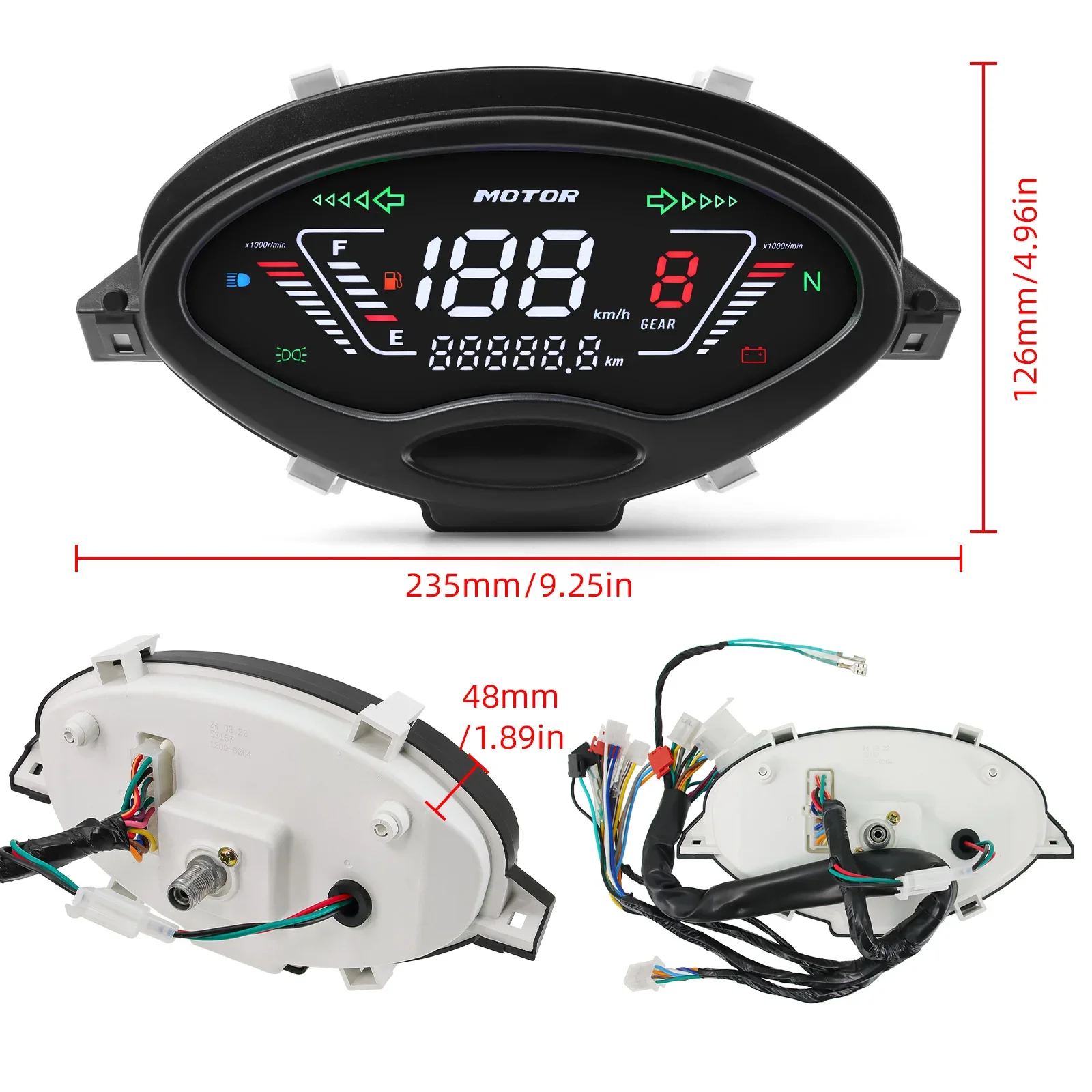 Для Honda Charisma 125 X &amp D Wave 125S инновация NOVA мотоциклетный спидометр мотор приборная