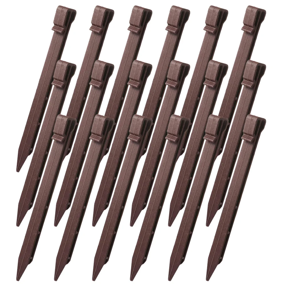 

30 Pcs Gardening Nails Tent Lawn Pegs Fixed Stakes Camping Anchor Outdoor Plastic Ground Fixing Tools Landscape Edging