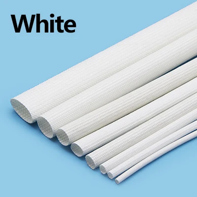 

Трубка из стекловолокна 1-25 мм с изоляцией из силиконовой смолы, мягкий плетеный рукав из химического стекловолокна, высокотемпературная обмотка для труб