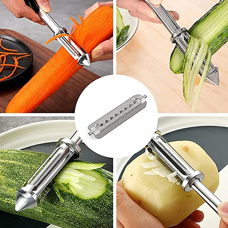 

Multifunction Zinc Alloy Potato Cucumber Carrot Grater Julienne Peeler Vegetables Fruit Peeler Vegetable Slicer