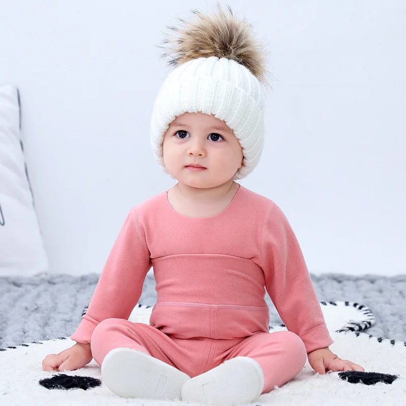 

Baby clothing autumn and winter thermal suit underwear men and women baby clothes pajamas