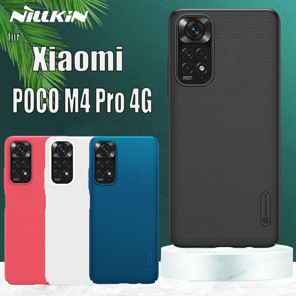

Ультратонкий матовый чехол Nillkin для Xiaomi POCO M4 PRO 4G, жесткая пластиковая задняя крышка из поликарбоната для POCO M4 PRO LTE