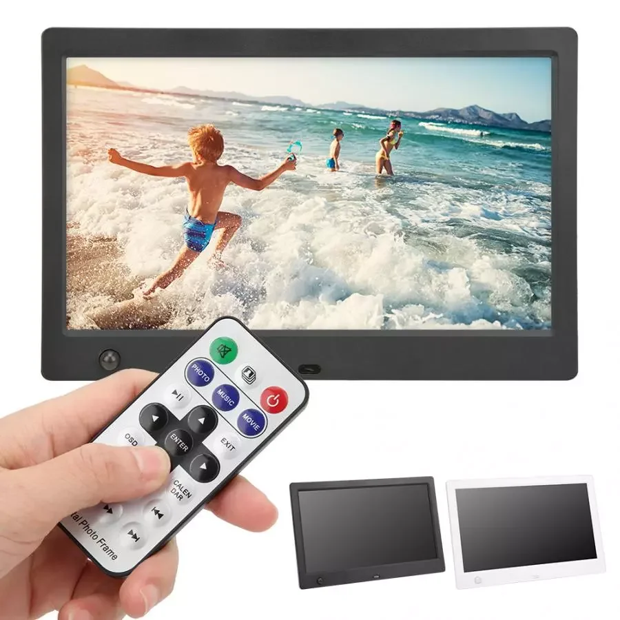

NEW 10 inch Screen IPS Backlight HD 1024*600 Digital Photo Frame Electronic Album Picture Music Movie Full Function Good Gift