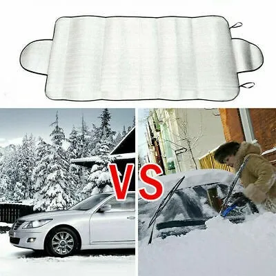

Protector Windscreen Frost Cover Auto Car Collapsible Dual Purpose Heat Insulation 4 Layers 70x150cm Ice Shield