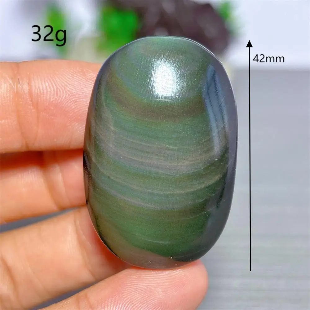 

Радужный обсидиан, натуральный кристалл