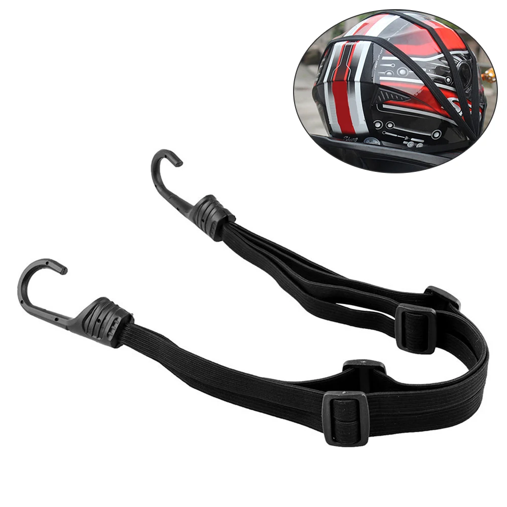 Купи Motorcycle Helmet Straps Motorcycle Accessories Hook Luggage Retractable Elastic Rope Fixed Strap Motos Helmet Luggage Net за 253 рублей в магазине AliExpress