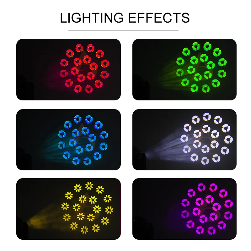 Мини-освещение Вт яркое освещение DMX512 для сцены мероприятий представлений