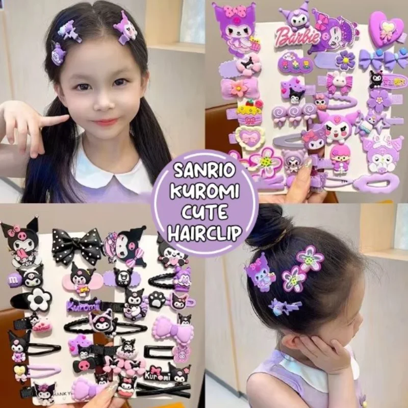 Аксессуары Для Волос В Стиле Аниме Sanrio Kawaii-милые Заколки С Бантом Из Мультфильма