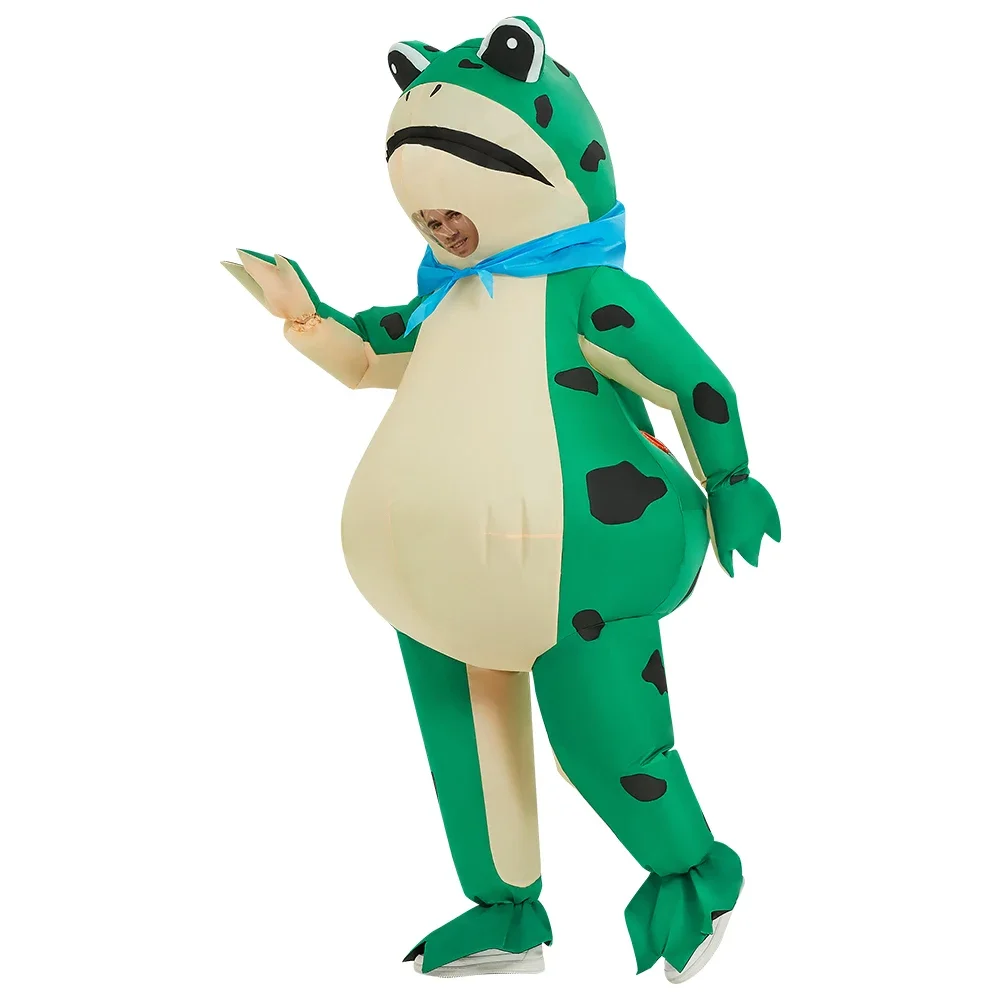 

Frog Inflatable Costume Suits Dress Anime Cosplay Christmas Carnival Halloween Party Costume for Adult Role Play