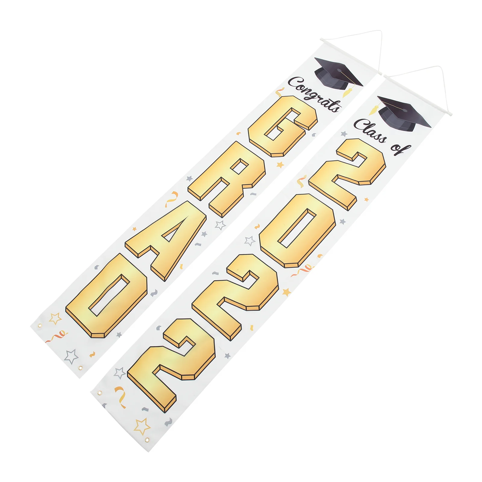 

Graduation Porch Front Door Banner Sign Party Decorations Congrats Grad Banners