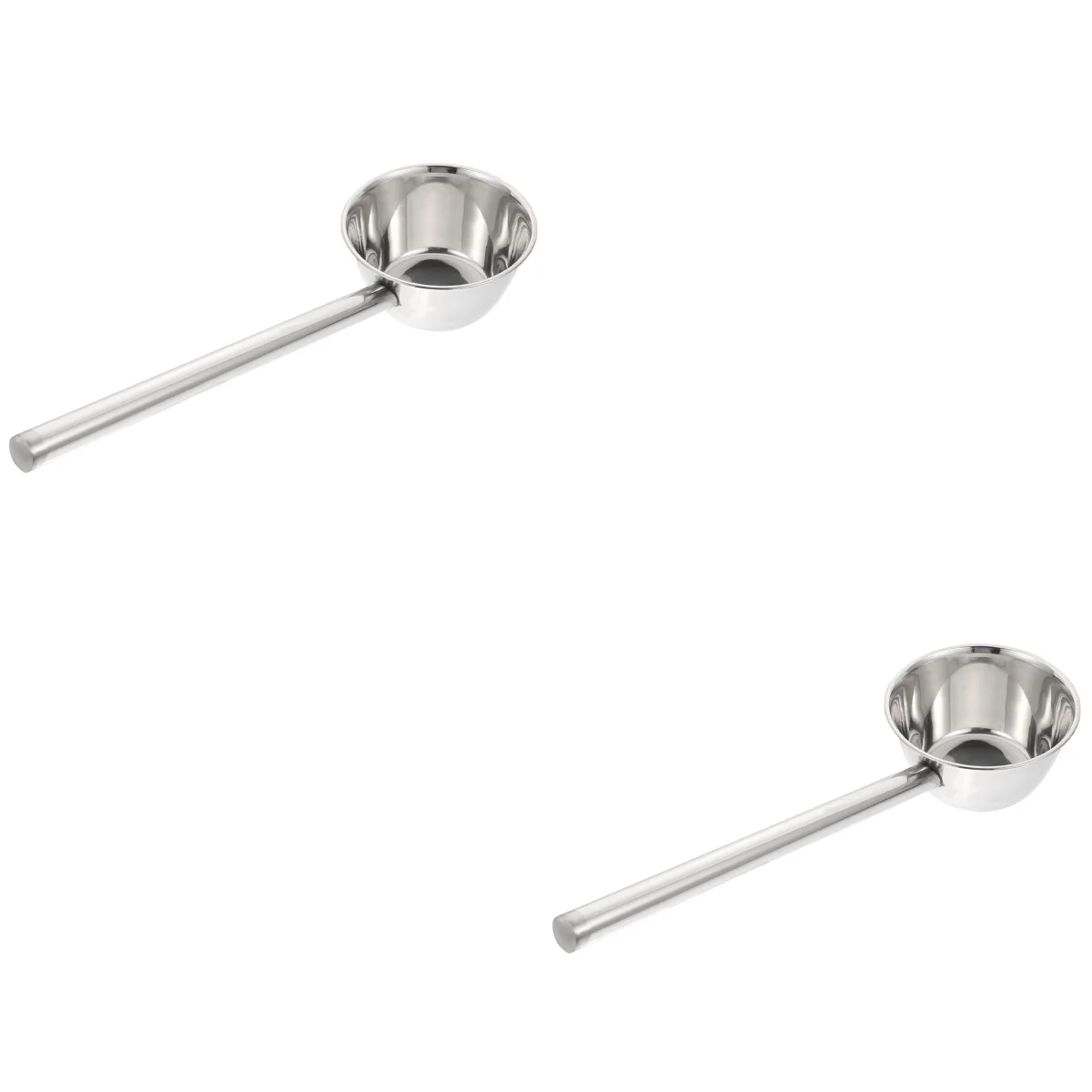 

2pcs Handle Ladle Stainless Steel Spoon Gardening Watering Ladle Scoop