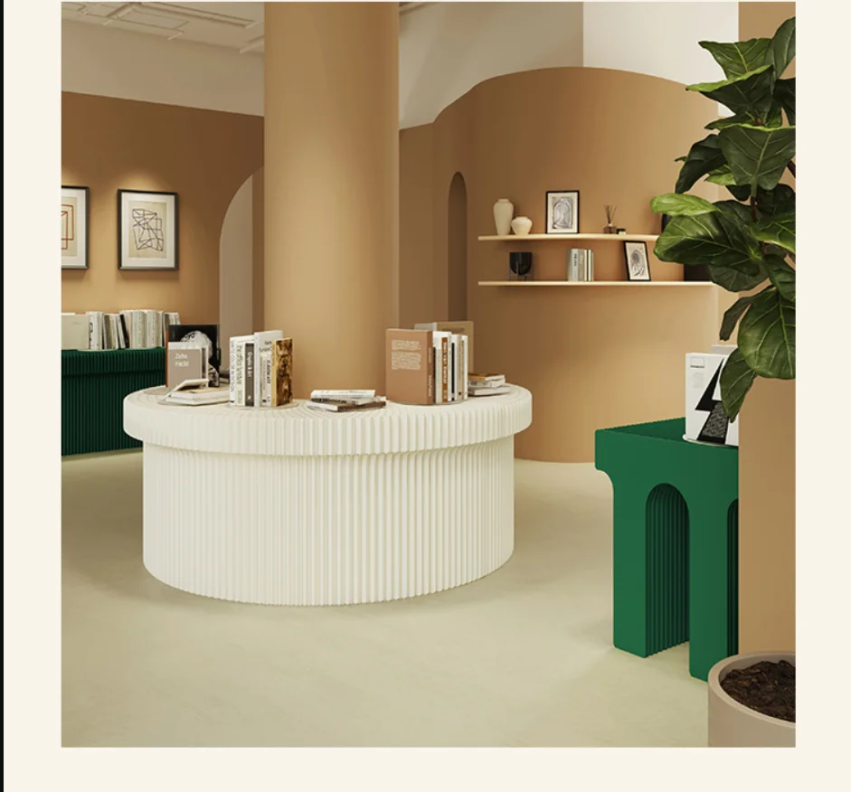 Креативный портативный складной бумажный журнальный столик съемная сумка для