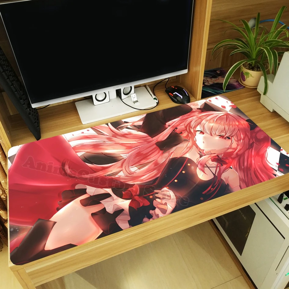 

Модный нескользящий коврик для мыши с аниме Seraph of the end Krul Tepes, игровой коврик для мыши ноутбука, коврик для клавиатуры, игровой коврик для кос...