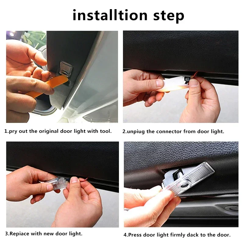 2 шт. приветственные огни для дверей автомобиля лампы проектора с тенями Subaru Forester