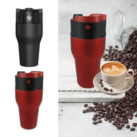 to use camping hiking travel gadgets coffee cup coffee maker 600ml portable espresso machine electric auto operated