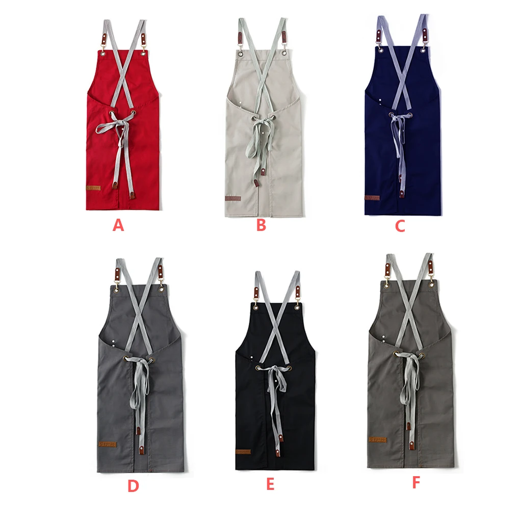 

Фартуки из парусины для мужчин, многоцветный Мужской фартук, регулируемые домашние Принадлежности для гриля, ресторана, бара, магазина, каф...