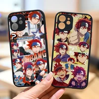 sk8 the infinity anime phone case matte transparent for iphone 7 8 11 12 13 plus mini x xs xr pro max cover