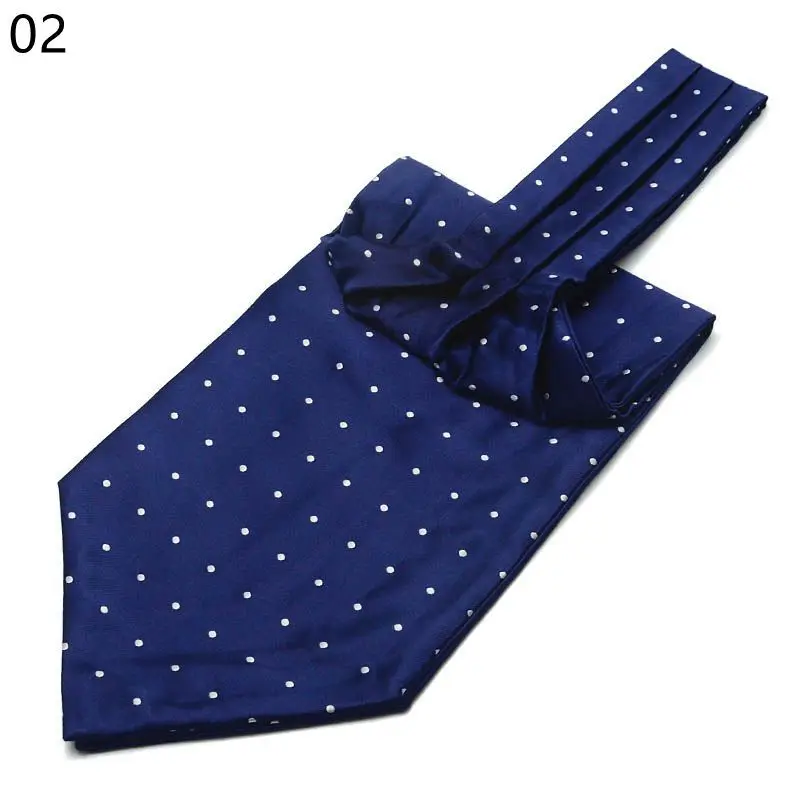 Новый Цветочный мужской галстук кешью Свадебный формальный Аскот скрапч для