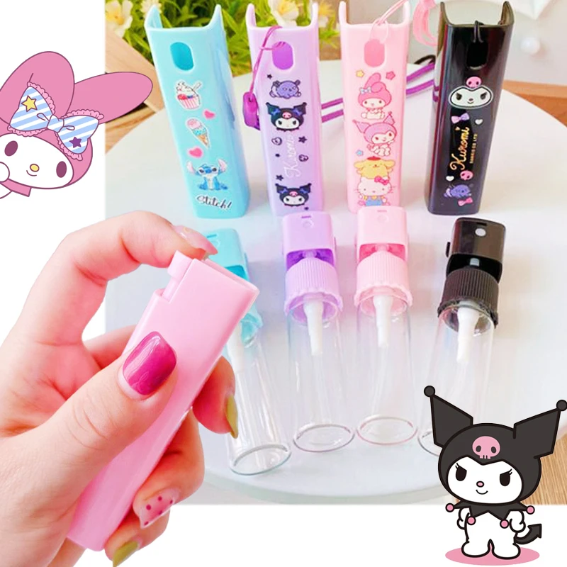 

10Ml Sanrioed Portable Spray Bottle Cartoon Kt Cinnamoroll Mini Empty Bottle Refillable Cosmetic Perfume Alcohol Atomizer Travel