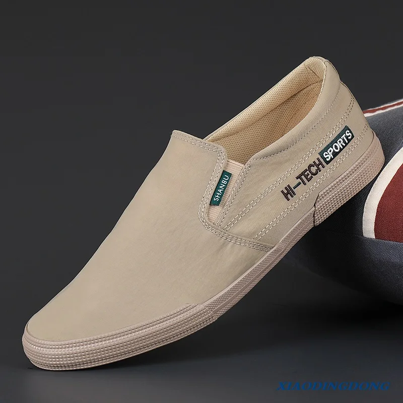 

New Spring Summer Men Casual Shoes Canvas Fabric Male Shallow Loafers Comfortable Breathable Light Unisex High Qualitity Shoes