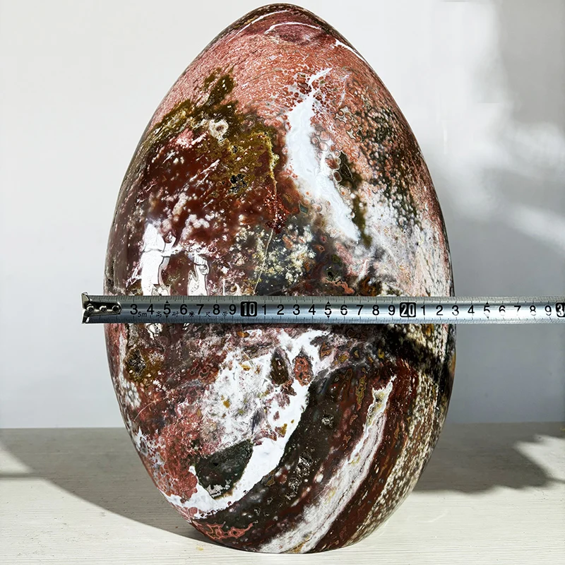 Кристаллы свободной формы Ocean Jasper натурального цвета розовый декор комнаты