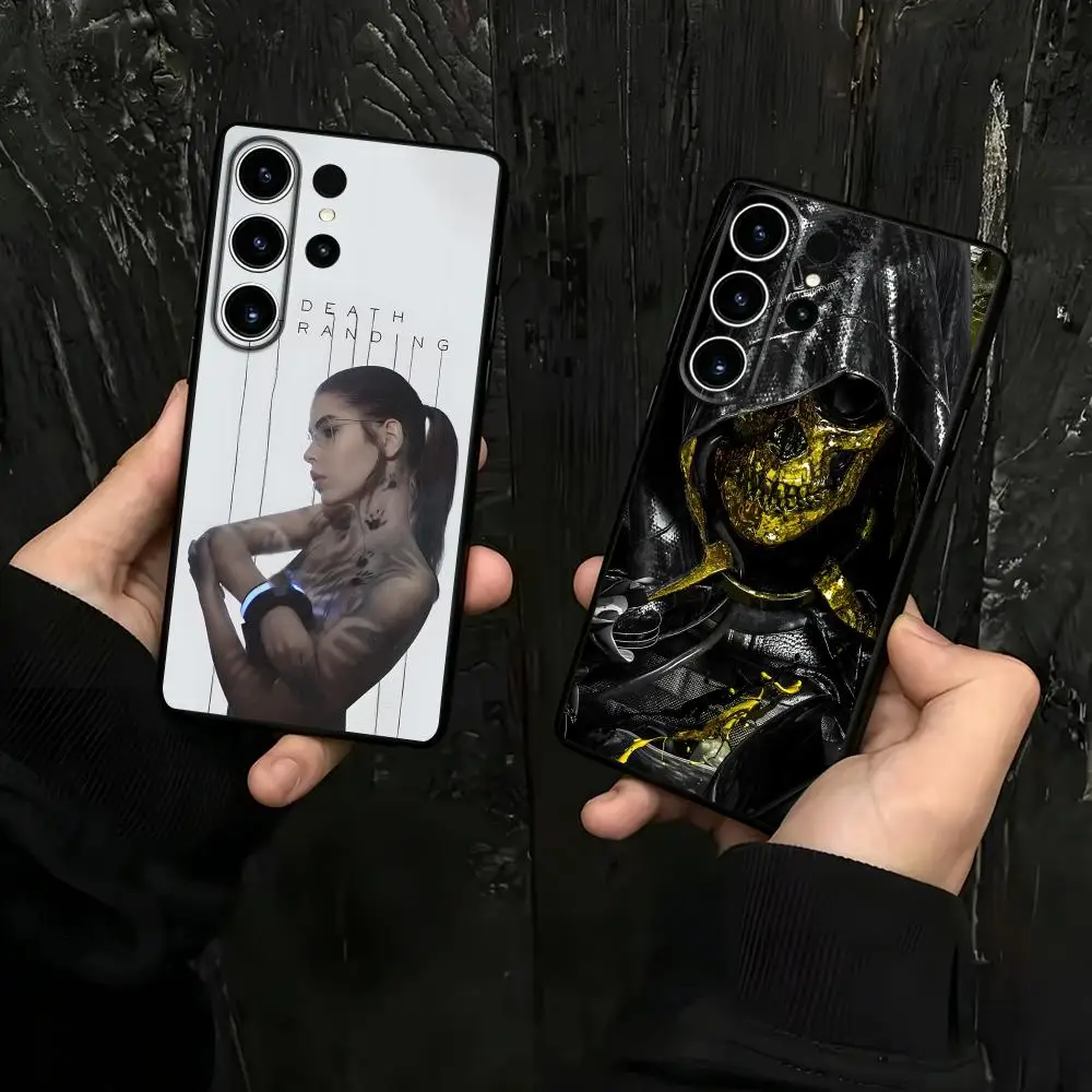 Фото Чехол для телефона HOT GAME Death Stranding для Samsung Galaxy S26 S25 S24 S23 S22 S21 S20 Plus Ultra Note20, мягкий, черный №1