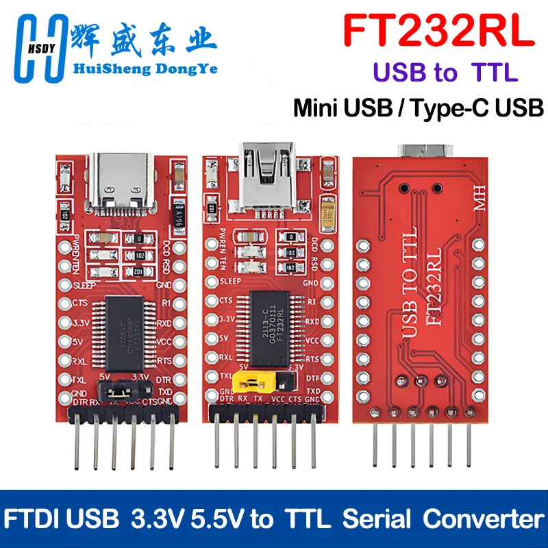FT232RL FT232 USB 3 В 5 последовательный модуль TTL для Arduino Pro Mini Port TO 232 / Type-C