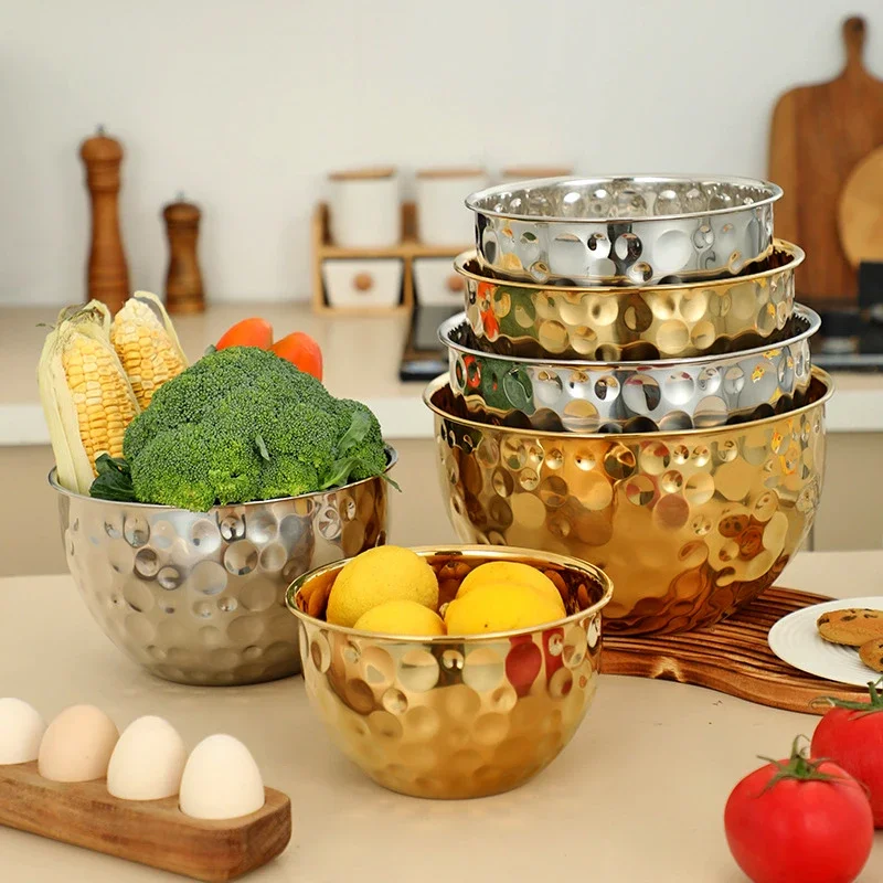 Новинка блюдо для фруктов из нержавеющей стали тарелка салата яиц утолщенная