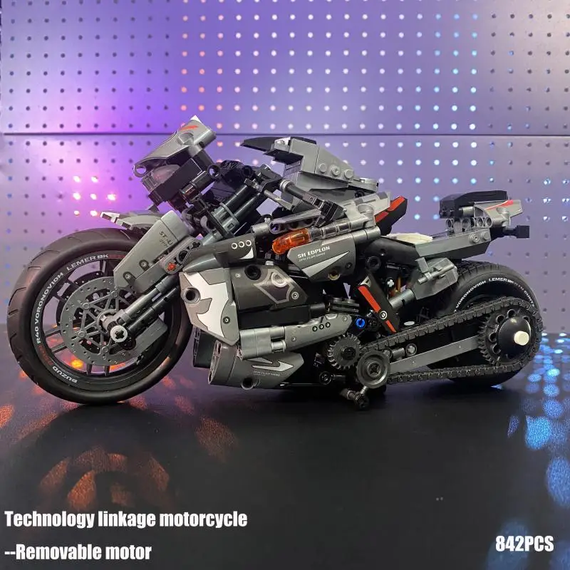 

Технический город скоростной гоночный мотоцикл модель автомобиля строительный блок MOC эксперт мотоцикл Детский конструктор наборы кирпичей детские игрушки