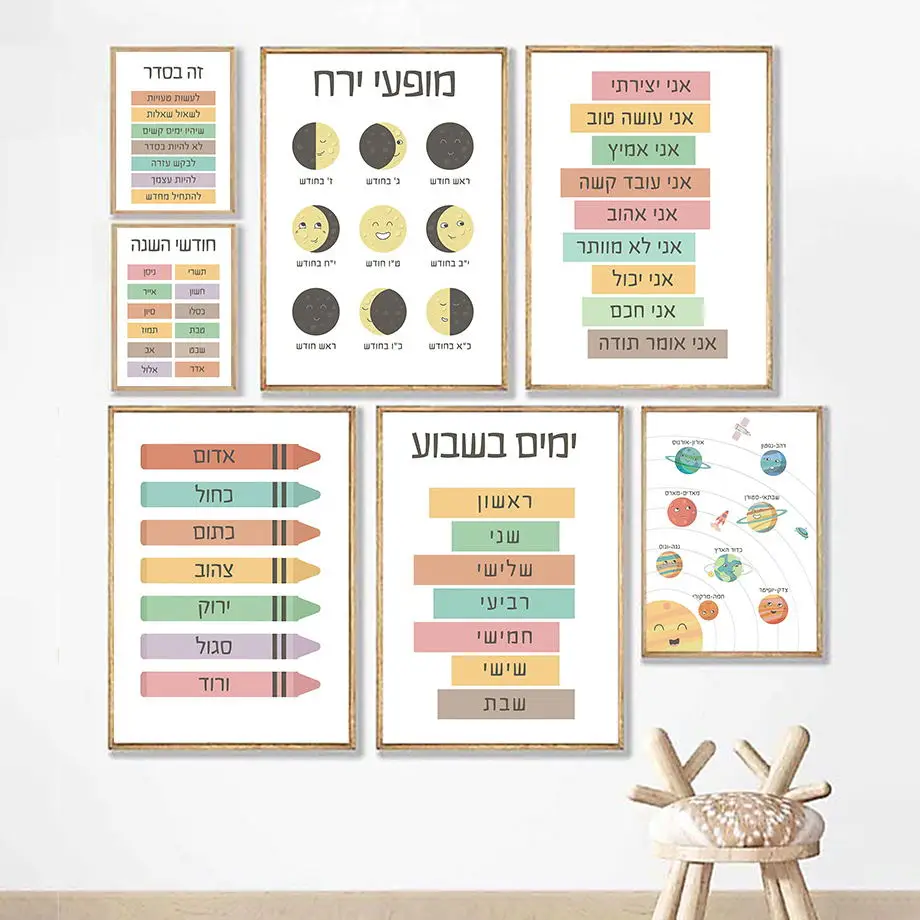 

Настенная Картина на холсте с изображением Луны, детей и детей