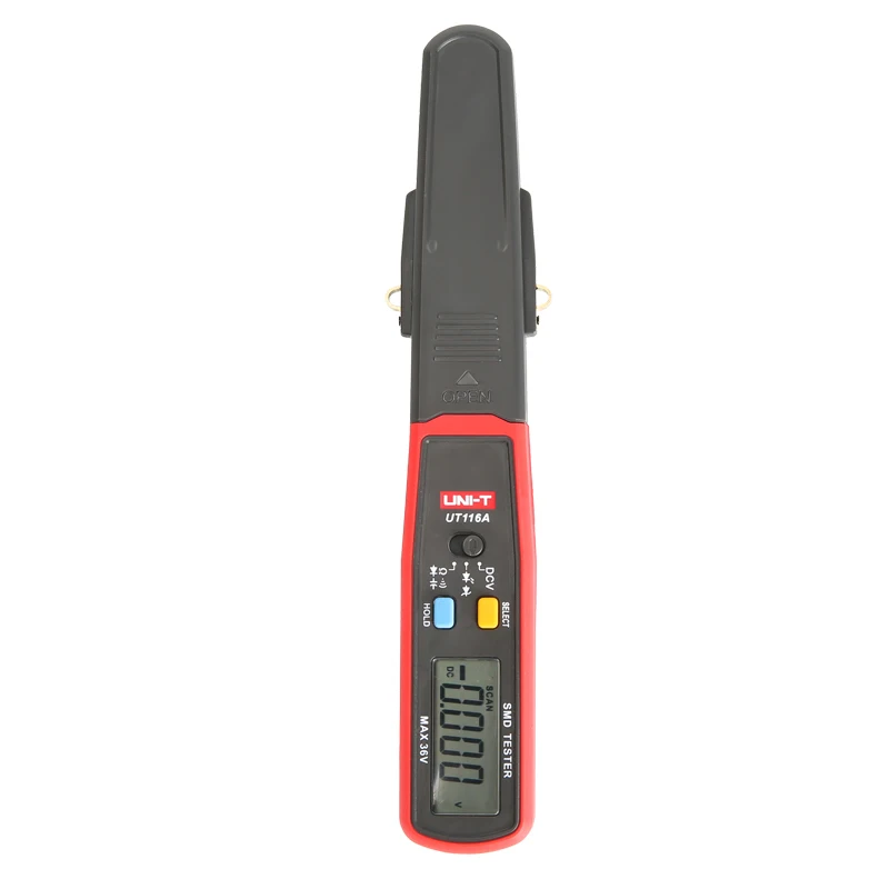 UNI-T UT116A SMD Multimeter Tester 36V Voltage Meter Resistance Capacitance Zener Diode Continuity Battery |
