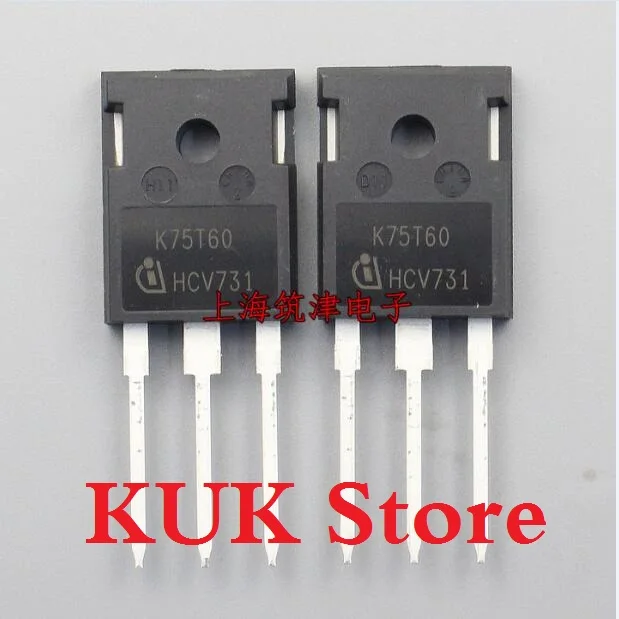 Оригинальный 100% новый K75T60 IKW75N60T 600V 75A IGBT TO-247 20 шт./лот | Электроника