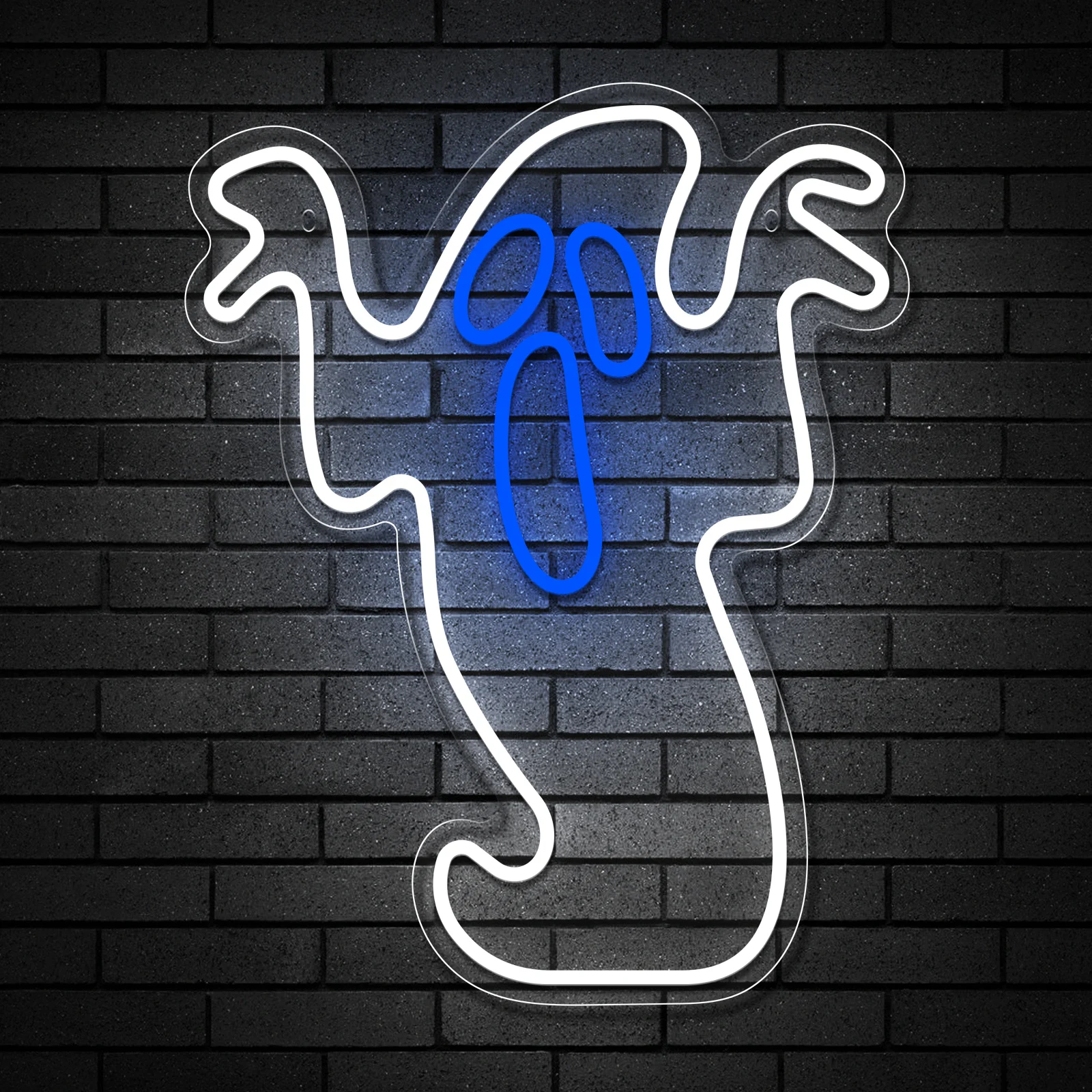 Неоновая Вывеска С Призрачным Дизайном Питанием От USB Регулируемым