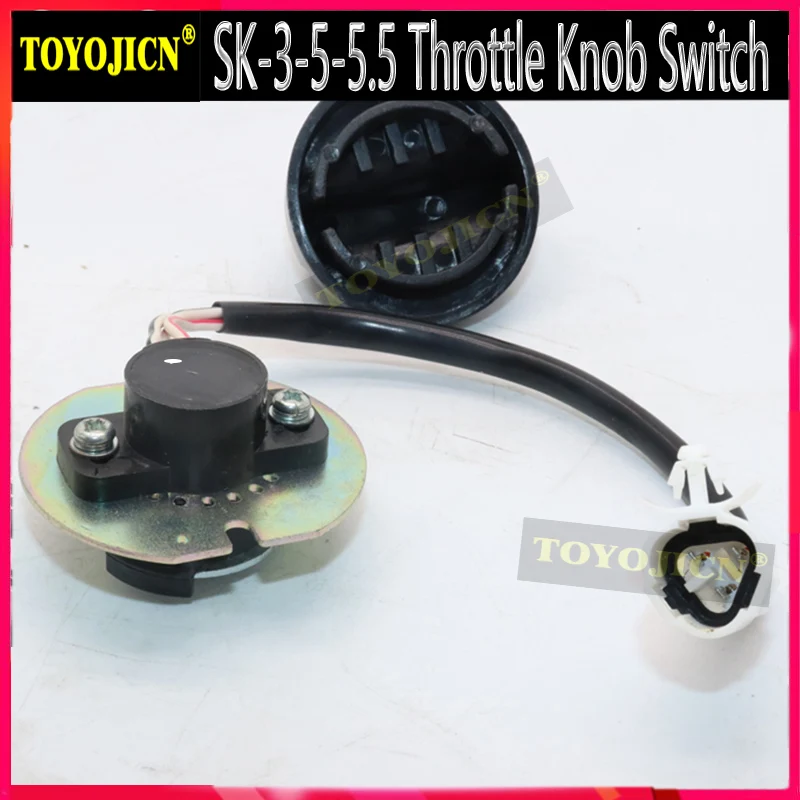 Фото Для экскаватора Kobelco Sk120-5 210 230 200-3-5,5-6E Sk230 330 350-5 пусковой переключатель ручка дроссельной заслонки №1