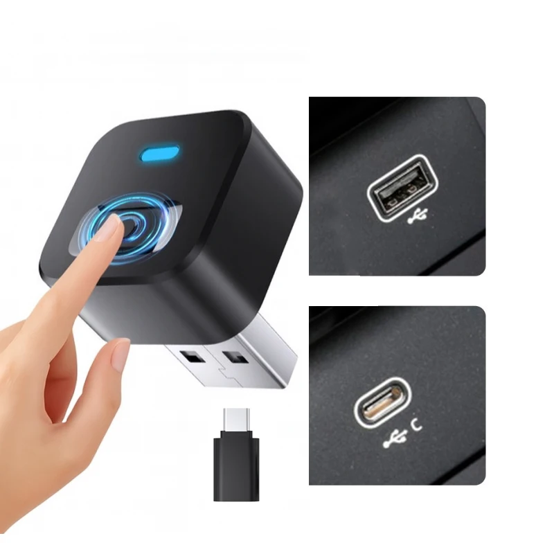 

Ottocast Mini 2, беспроводной адаптер Carplay, Android Auto, беспроводной Wi-Fi6 BT5.4, двухканальный автоматический переключ...