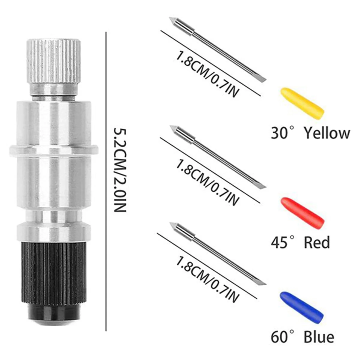 Держатель графитовой камеры CB09 CB09U силуэт 20 шт. 60 градусов лезвия виниловый