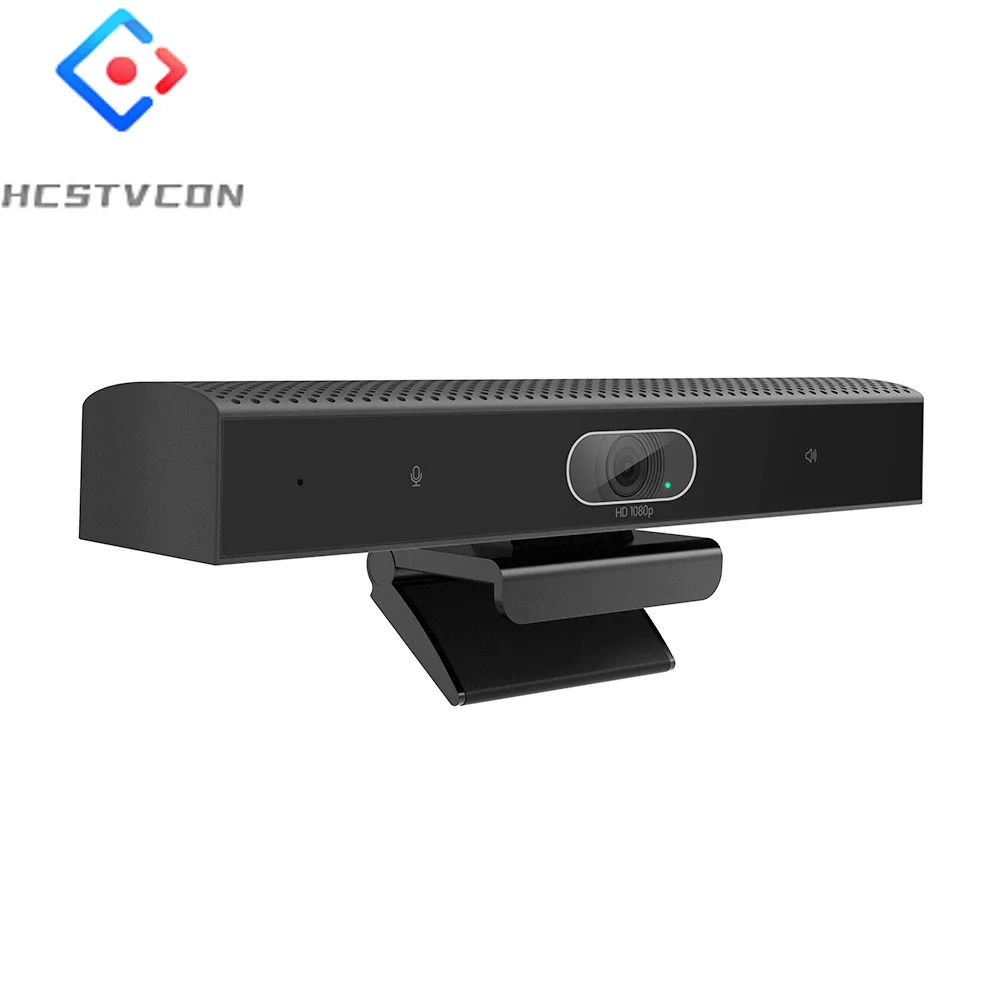 

Webcam 1080p with Microphone Speakerphone 90°Wide Angle Portable Camera USB Plug Play For Conference Online Class Educational