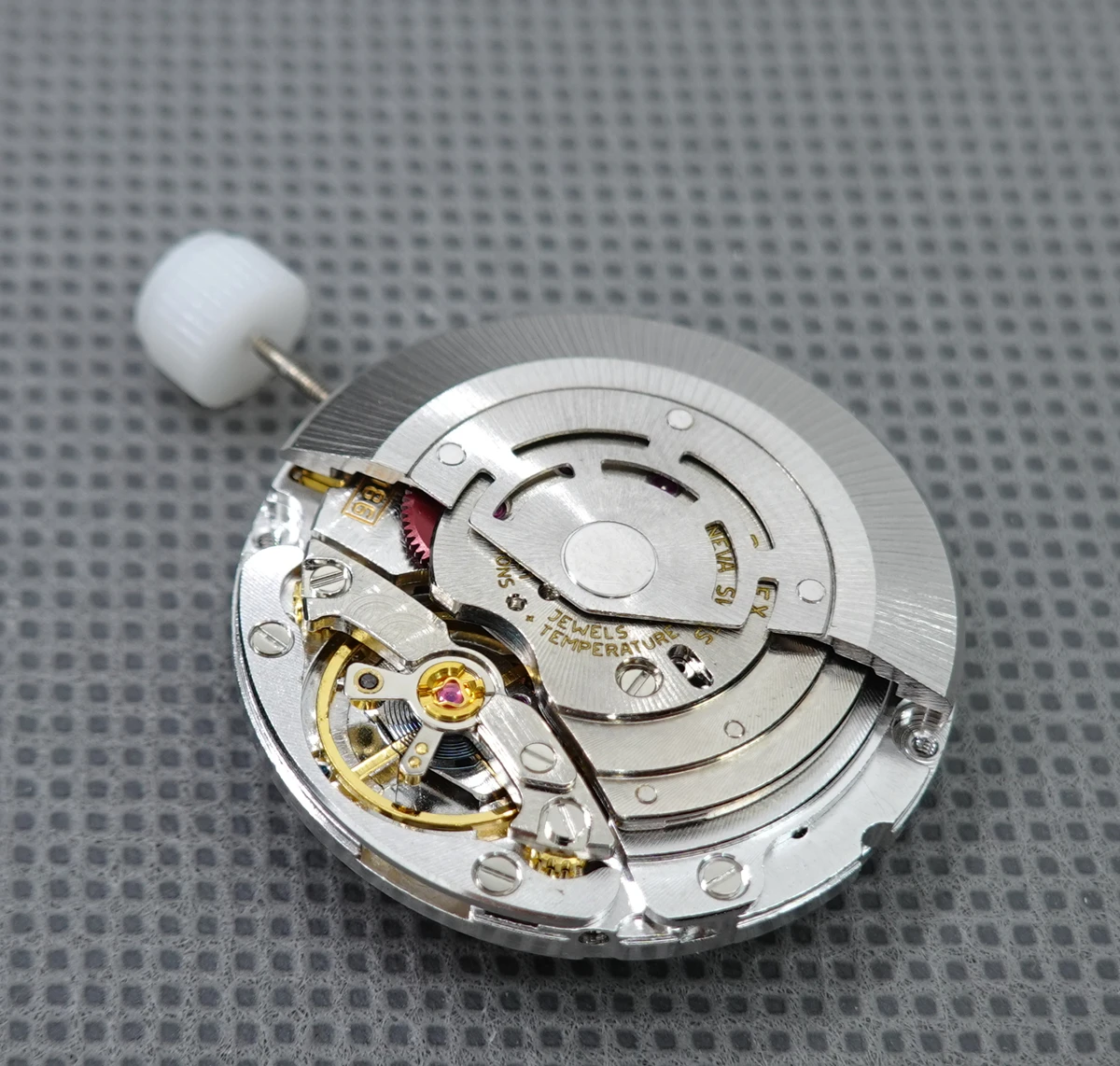 China GMT 3186 movement 4 hand automatic mechanical movement men watch movement blue balance VR3186