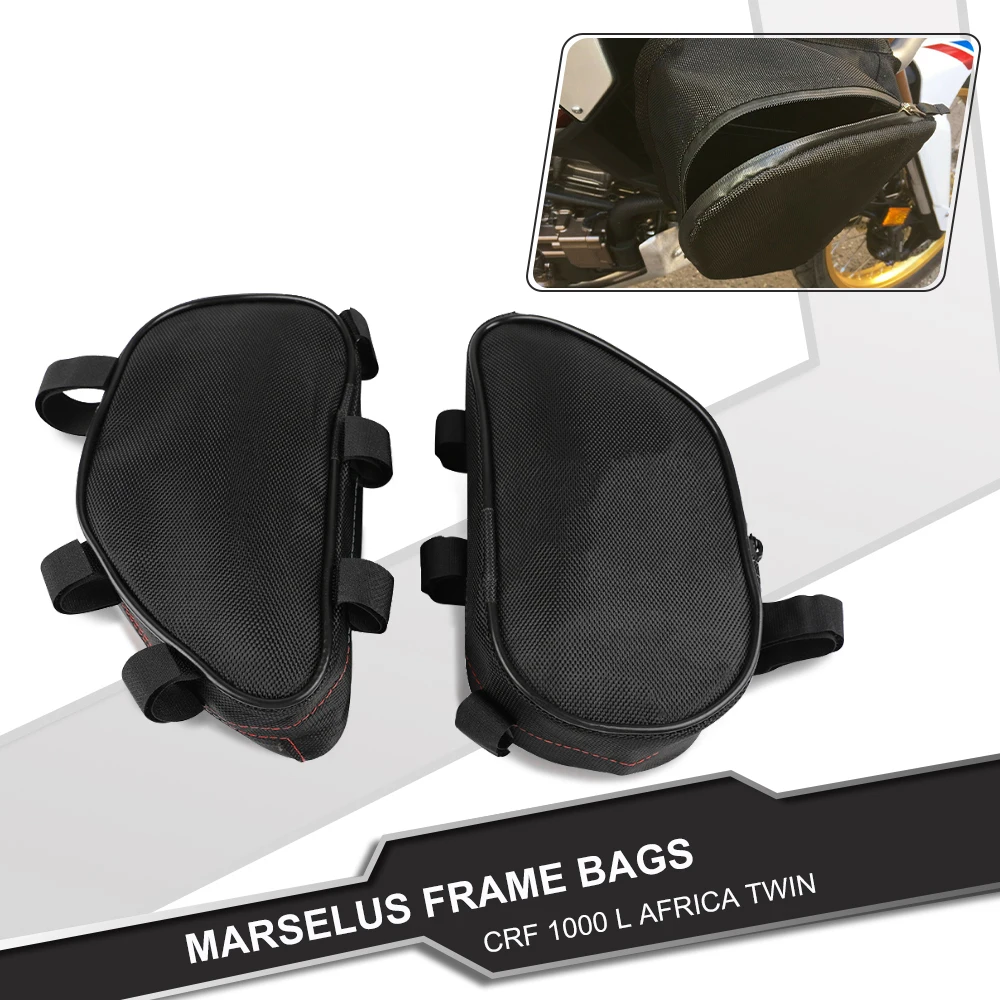 

For Honda CRF 1000 L Africa Twin Motorcycle Frame Crash Bars Waterproof Bag CRF1000L AfricaTwin Repair Tool Placement Travel Bag