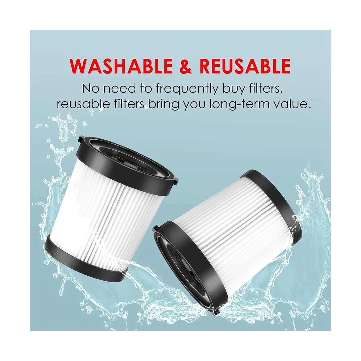 6 шт./упаковка HEPA-фильтр FSV001 для беспроводных пылесосов