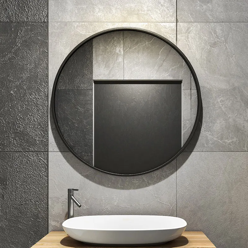 

Round Decorative Wall Mirror Bathroom Makeup Shower Large Full Length Decorative Mirror Vanity Espejo Redondo Home Decor