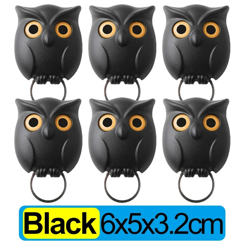 

Магнитные держатели для ключей "Сова", набор из 6 штук