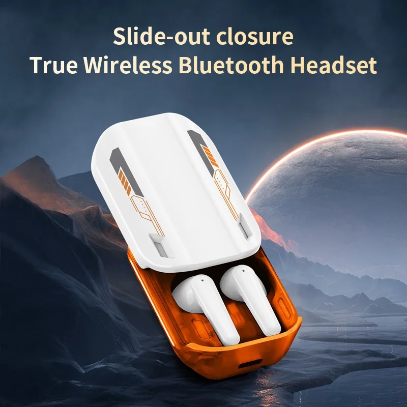 

YX08 TWS Wireless Bluetooth Headset ENC Call Noise Reduction HD Audio Quality Slide Game Low Delay Sports Waterproof Machine