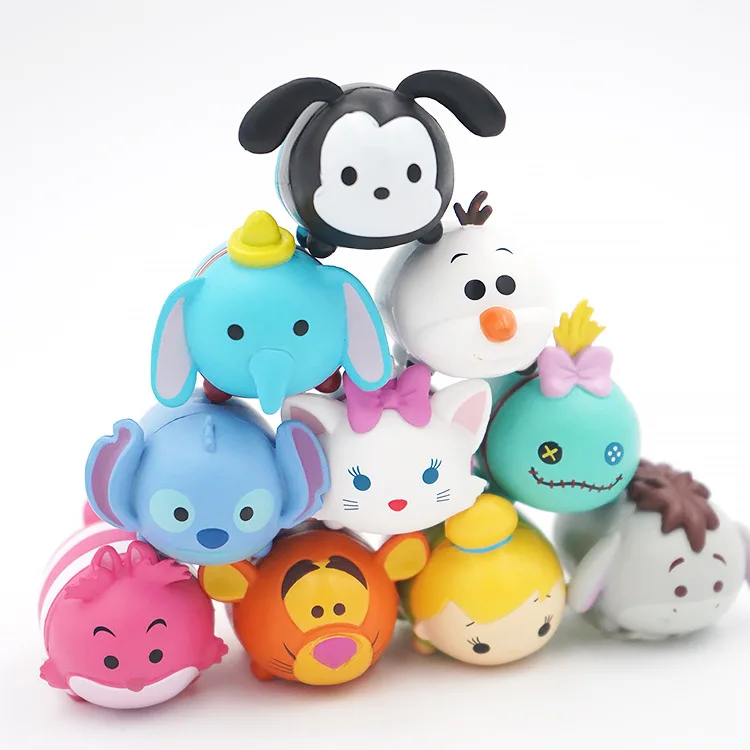 

Cute Cartoon Mickey Mouse Creative Tsum Tsum Dumbo Stacker Doll Car Pendulum Accessories Anime Figure Dolls (with Car Sticker)
