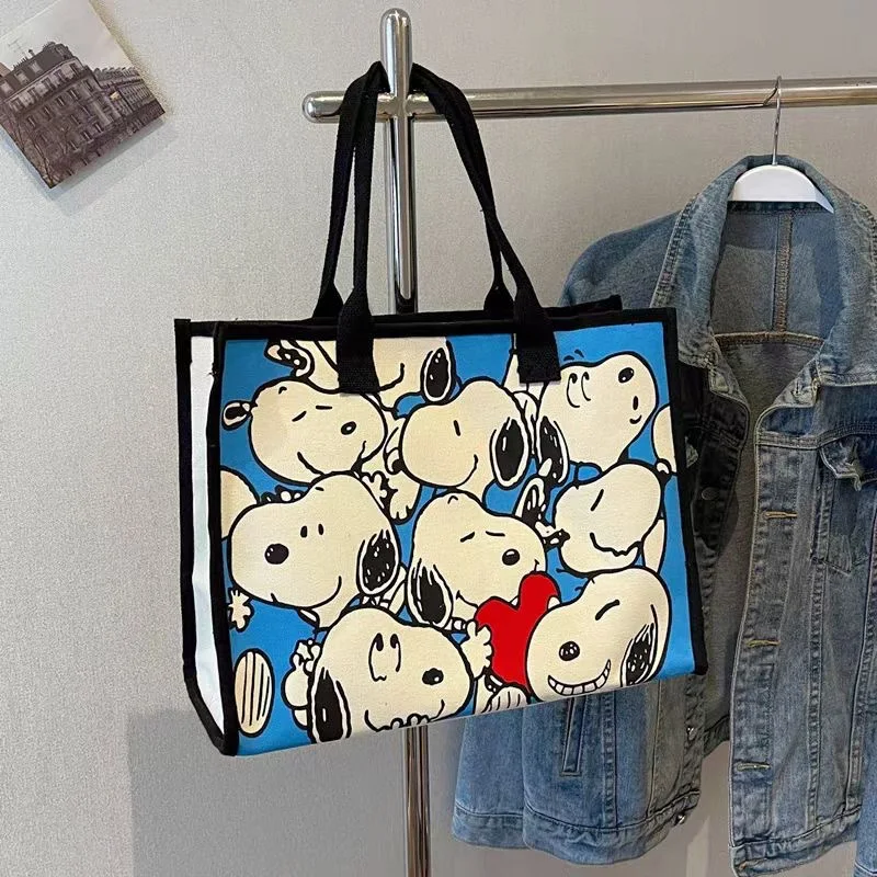 Холщовая Сумка для женщин Большая вместительная сумка 2024 новая мультяшная с