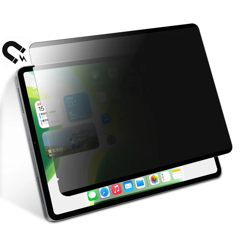 Magnetic Privacy Screen Protector Filter For iPad 10.2 Pro 11 12.9 Air 2/3/4/5 10.9 10.5 Anti-peep Removable Paper Drawing Film