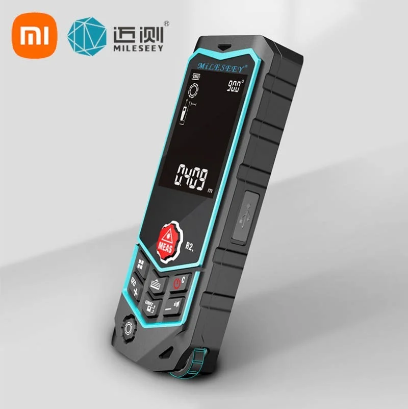 

Xiaomi Mileseey R2 лазерная рулетка Laser Rangefinder Electronic Angle Measurement Curve Laser Distance Meter Measuring Tape